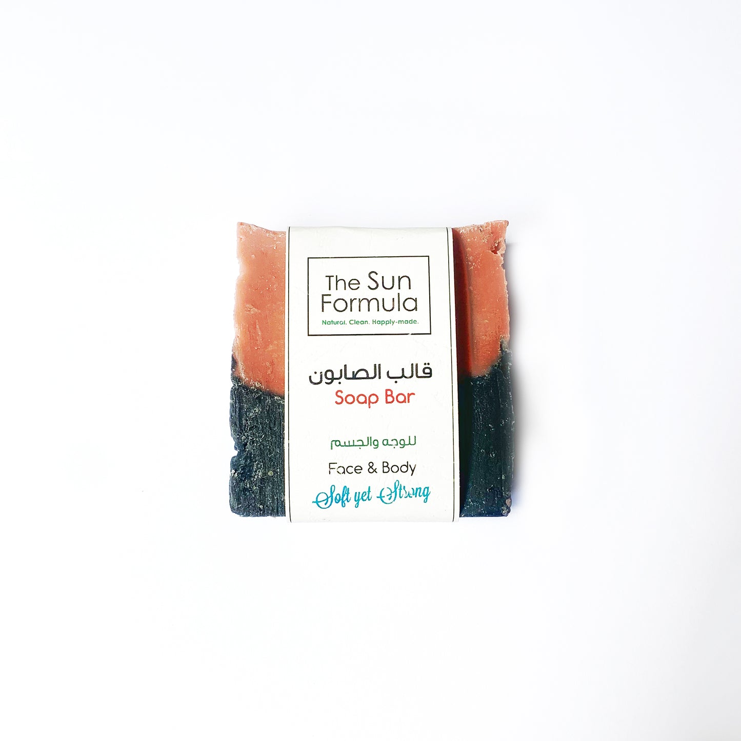 قالب الصابون بالفحم والطين الوردي
